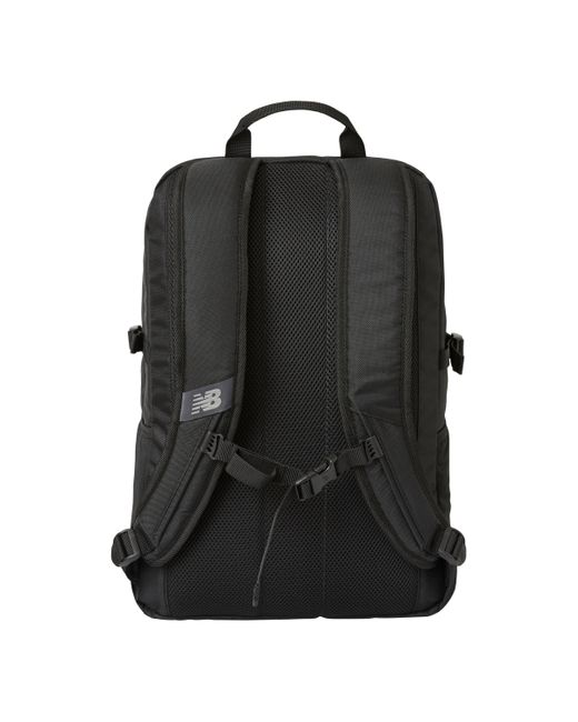 New Balance Black Logo backpack in schwarz