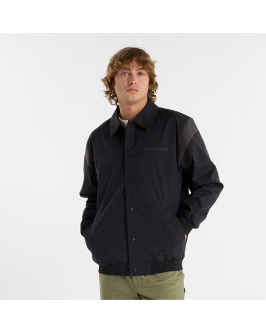 New Balance Black Athletics Varsity Jacket for men