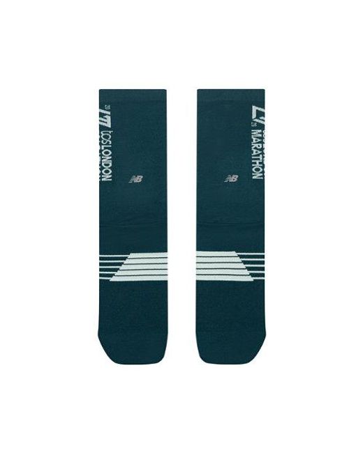 New Balance Green London Marathon Crew Sock