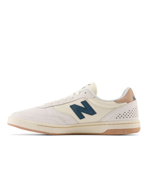 New Balance Nb Numeric 440 In White/green Suede/mesh for men