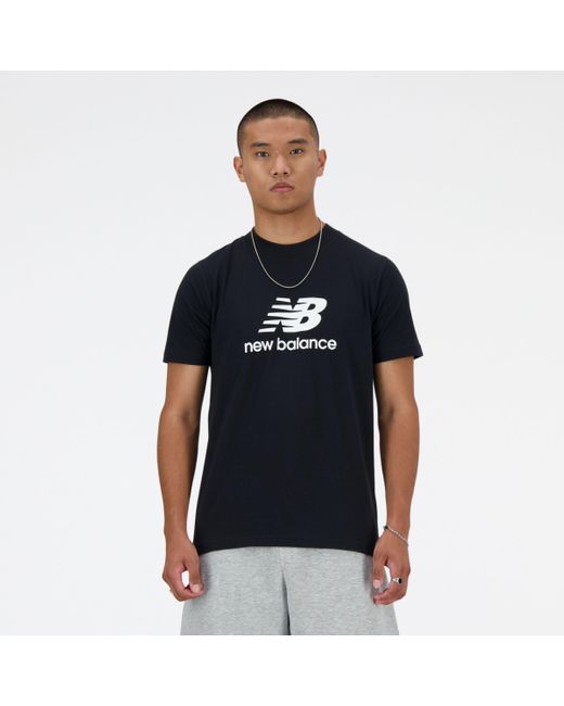 Sport essentials graphic t-shirt 4 in nero di New Balance in Black da Uomo
