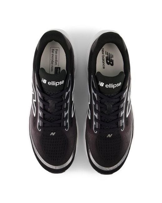 New Balance Black Ellipse Running Shoes for men