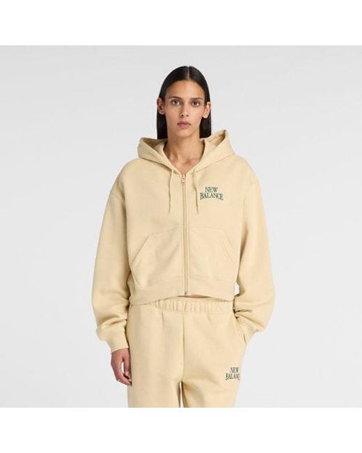 New Balance Natural Trackside Fleece Full Zip