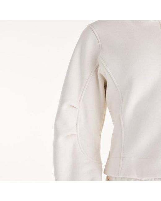 New Balance White Athletics Crafted Fleece Full Zip