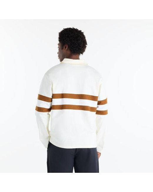 New Balance White Sport Legacy Rugby Shirt for men