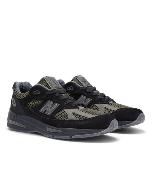 X stone island made in uk 991v2 New Balance en coloris Black