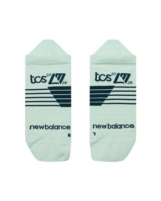 New Balance Green London Marathon Tab Sock