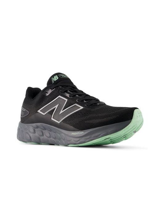 New Balance Black Fresh Foam 680V8 Waterproof Running Shoes