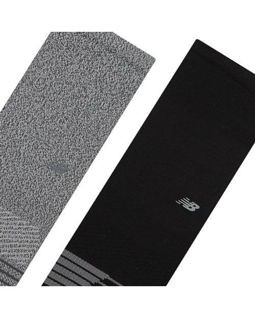 New Balance Black Pro Training Cushion Crew Socks 2 Pack