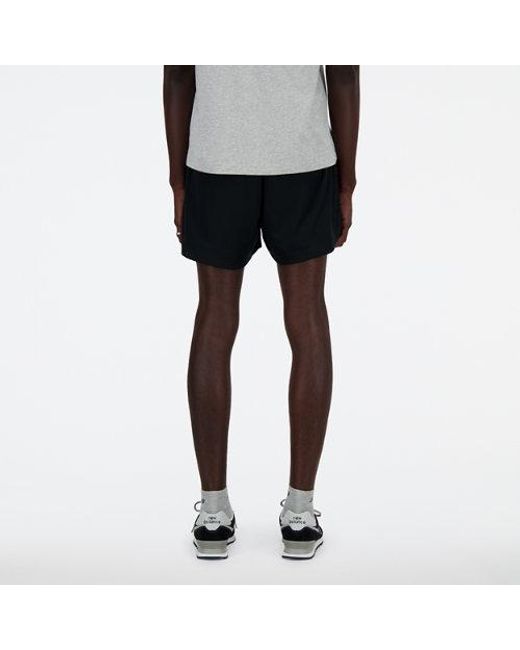 Homme Sport Essentials Mesh Short 5&Quot; En, Poly Knit, Taille New Balance pour homme en coloris Black