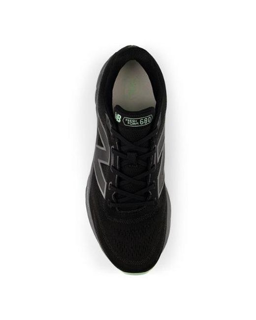 New Balance Black Fresh Foam 680V8 Waterproof Running Shoes for men