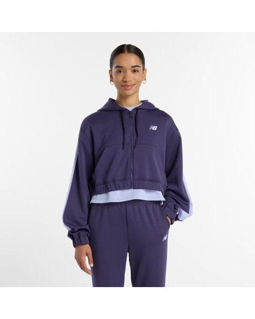 New Balance Blue Interlock Full Zip