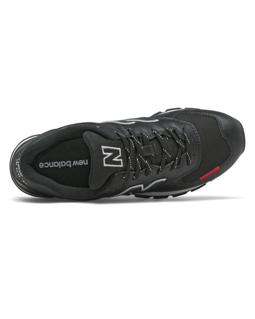 New Balance 574 Rugged in Black for Men | Lyst