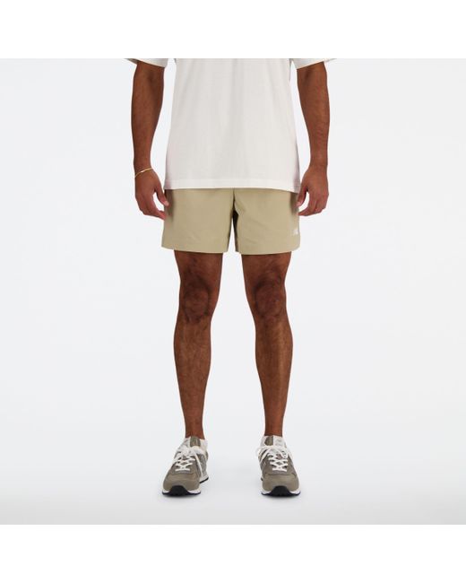 New Balance Natural Athletics Stretch Woven Short 5" In Polywoven for men