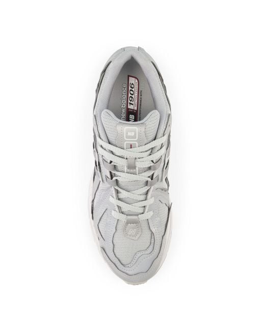 New Balance Gray 1906d In Grey/white/red Synthetic for men