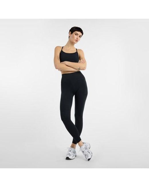 New Balance Black Nb Essential Yoga Bra