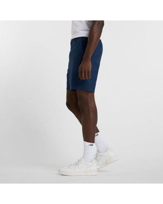 New Balance Blue Athletics Standard Short 7" for men