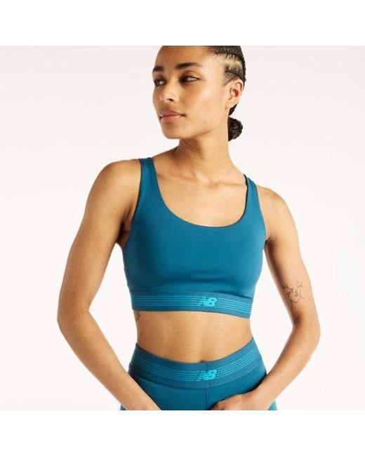 New Balance Blue Ac Train Bra