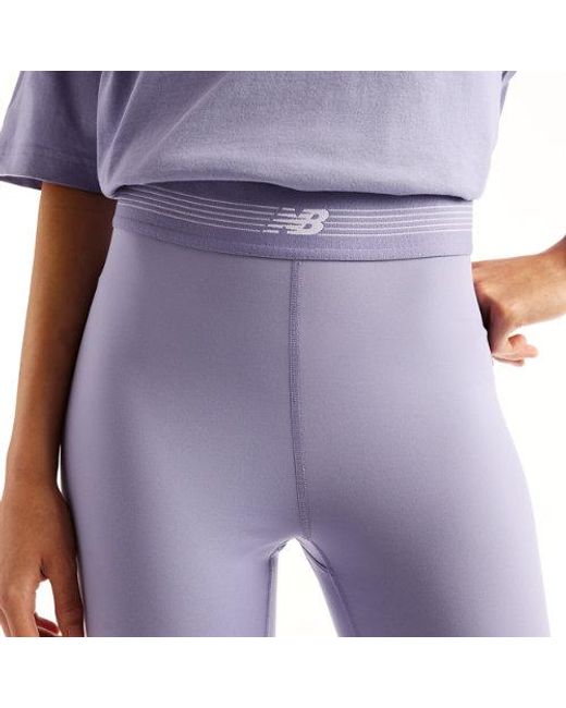 New Balance Purple Ac Legging 25"