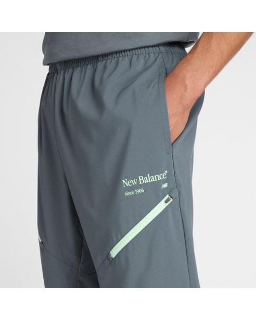 New Balance Blue Reimagined Woven Jogger for men