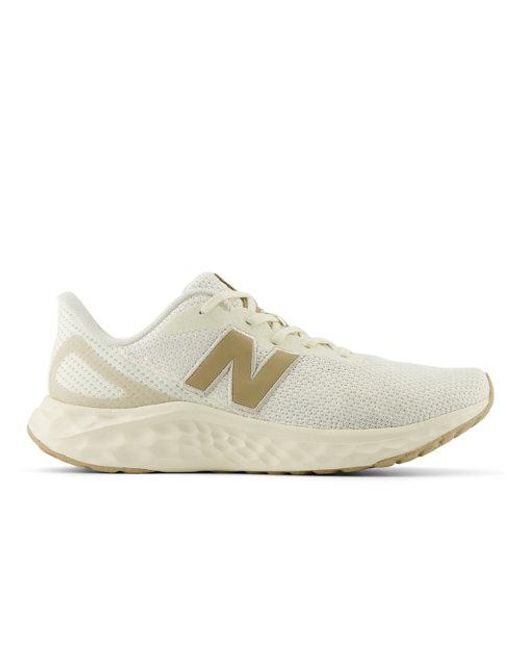 New Balance White Fresh Foam Arishi V4 Running Shoes for men
