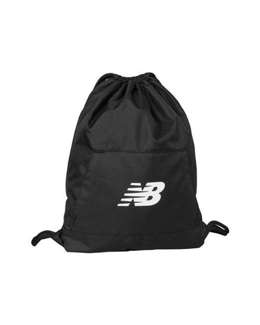 Unisexe Team Drawstring Bag En, Polyester, Taille New Balance en coloris Black