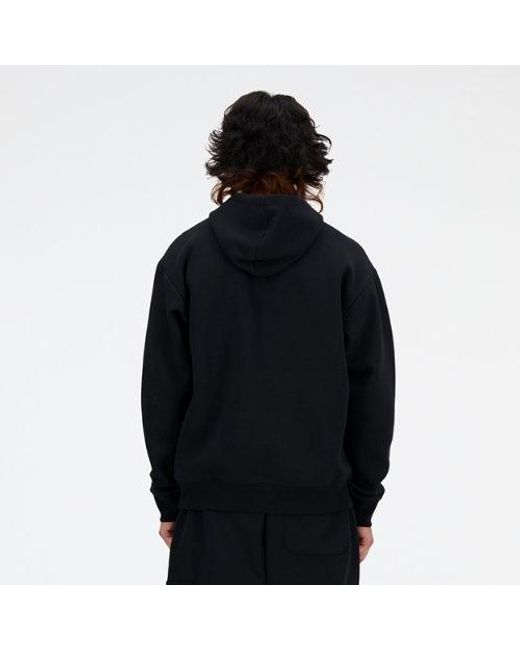 Homme Hyper Density Graphic Hoodie En, Poly Fleece, Taille New Balance pour homme en coloris Black
