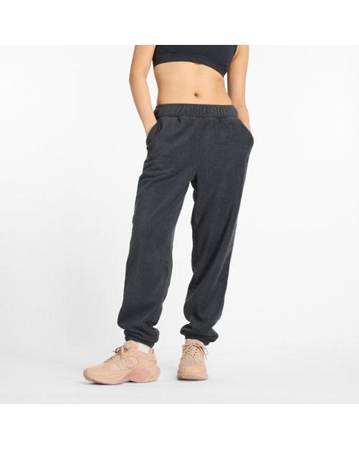 New Balance Black Polar Fleece Pant