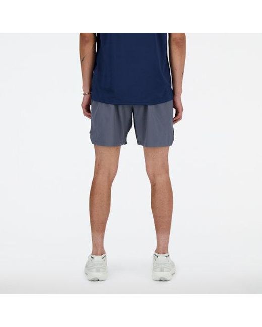 New Balance Blue Rc Short 7" for men