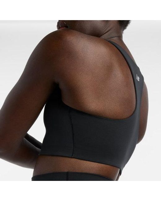 New Balance Black Nb Define Train Bra
