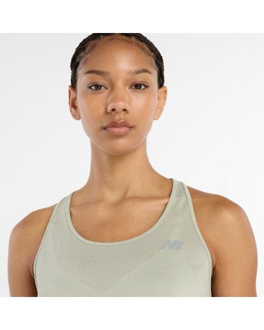 Donna Athletics Tank di New Balance in Green