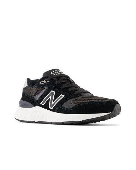 New Balance Walking Fresh Foam 880 V6 In Black/grey Synthetic