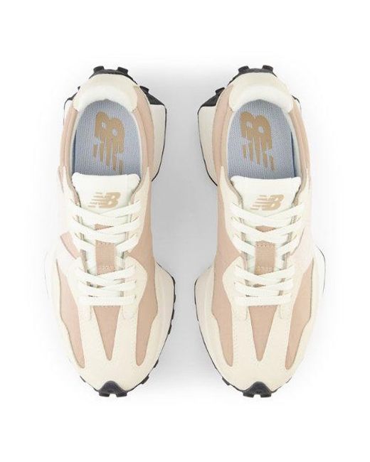 Mujer 327, Gamuza/Malla, Talla New Balance de color White