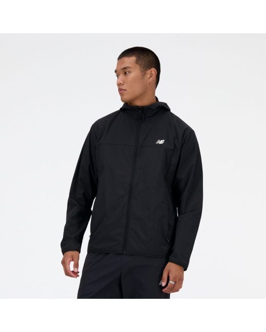 New Balance Black Athletics Woven Jacket for men