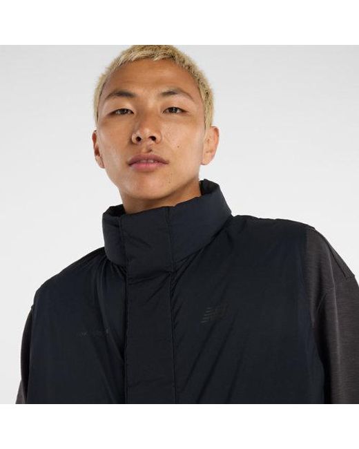 New Balance Blue Nb Down Vest for men
