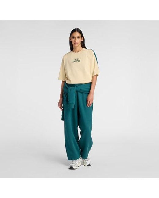 New Balance Green Trackside Oversized T-Shirt