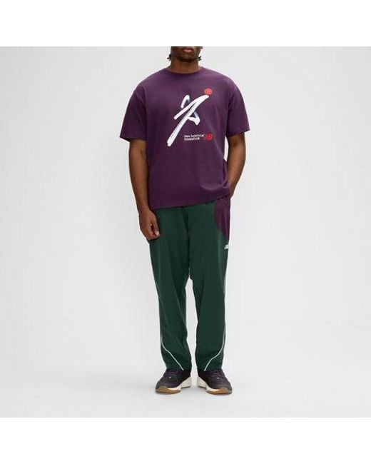 New Balance Multicolor Basketball Painted T-Shirt for men