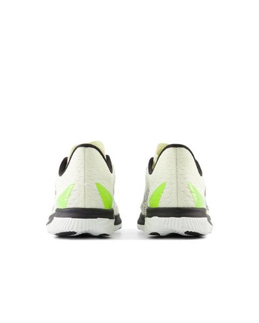 New Balance White Fuelcell Supercomp Pacer In Brown/green/black Mesh for men