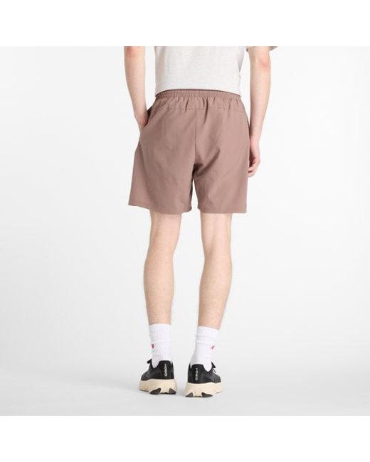 New Balance Pink Sport Essential Short 7" for men