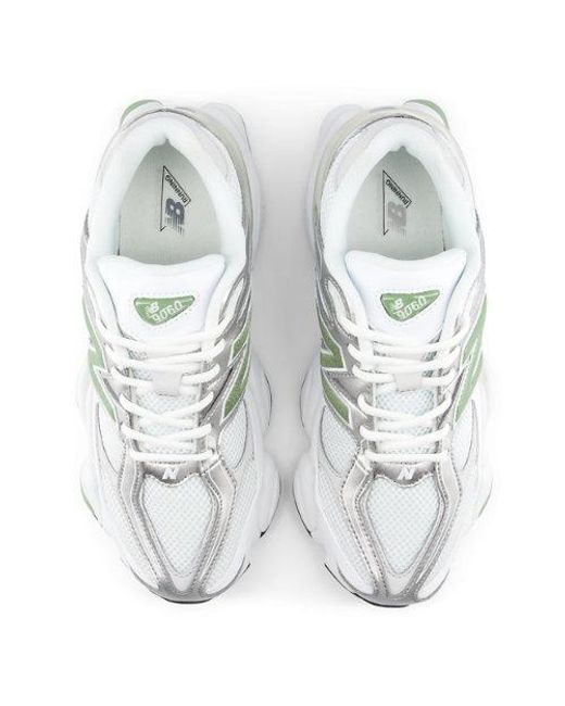 New Balance White 9060