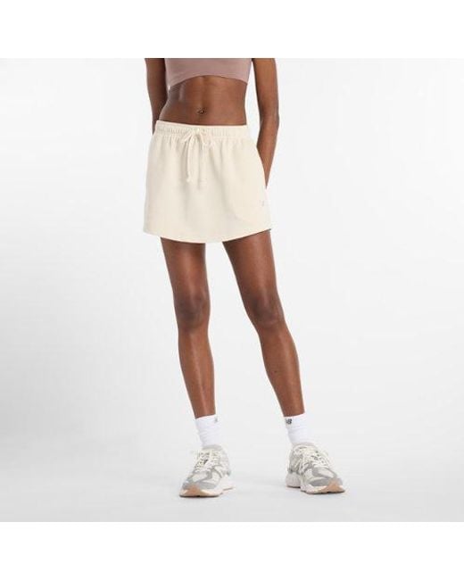 New Balance Natural Coastal Fleece Skirt
