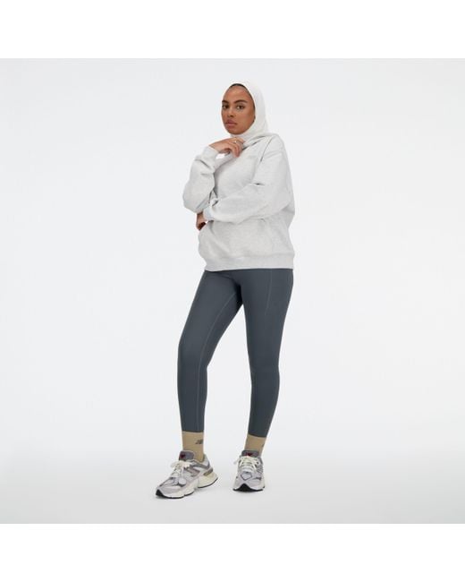 New Balance Gray Athletics French Terry Hoodie