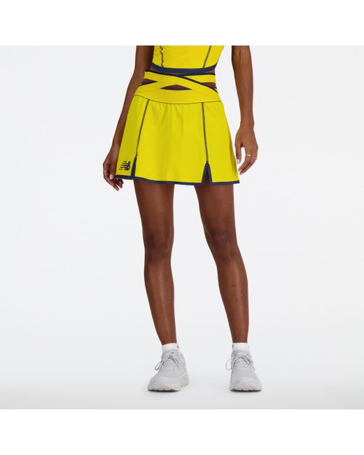 New Balance Yellow Coco Gauff Melbourne Skirt