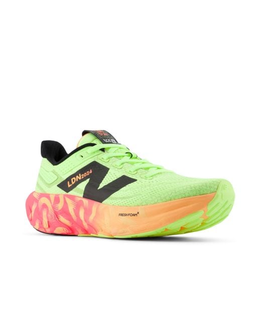 New Balance Tcs London Marathon Fresh Foam X 1080v13 In Green/orange/pink/black Synthetic