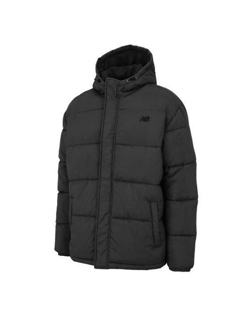 New Balance Herren Puffer Jacket in Black für Herren