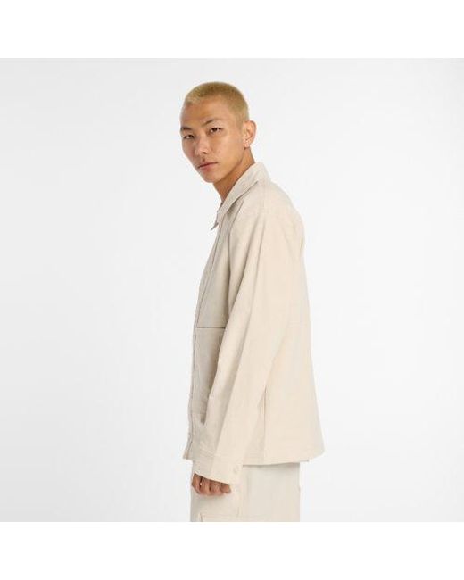 New Balance Natural Stretch Corduroy Overshirt for men