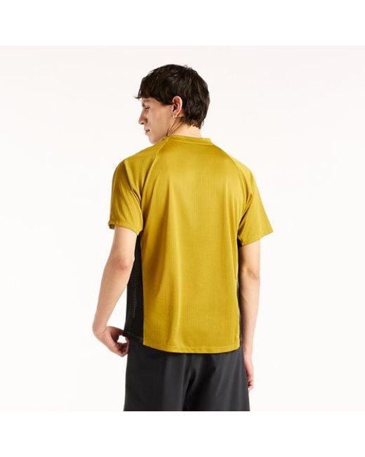 New Balance Yellow Viz-Tech Run T-Shirt for men