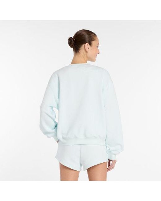 New Balance Blue Reimagined Fleece Crew