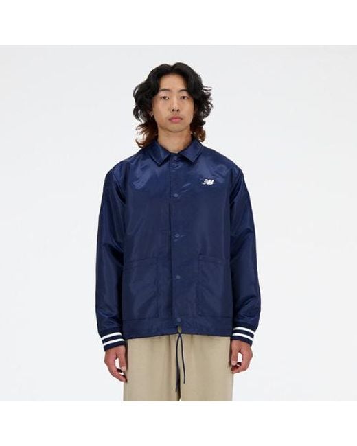 New Balance Blue Sportswear's Greatest Hits Coaches Jacket for men