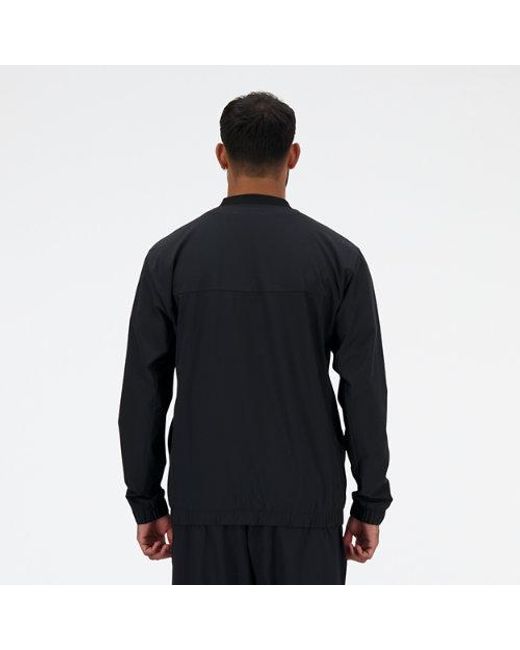 New Balance Blue Stretch Bomber Jacket for men